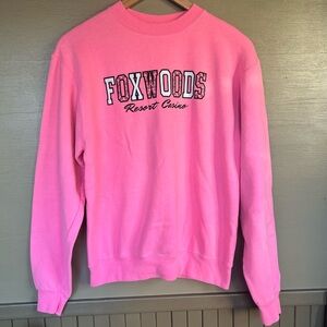 Champion Foxwoods Resort Casino Crewneck Sweatshirt Pink